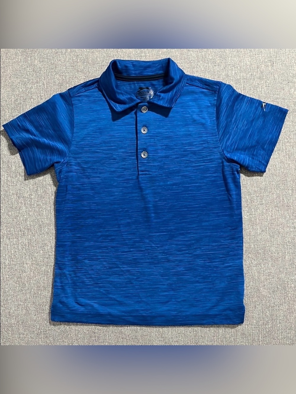 Slazenger Kids (5T) Royal Blue Short Sleeve Polo Shirt